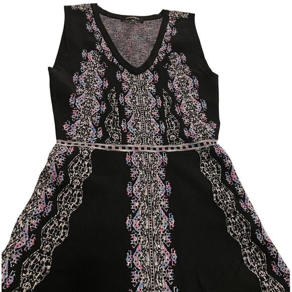 Nanette Lepore Sweater Knit Mystical Stitch Dress | Black Multi, M, $448 NWOT - Picture 11 of 12